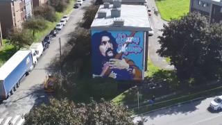 Belçika'da Barış Manço'nun anısı duvar resmiyle yaşatılıyor