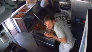 Hatay'da patlama anı kamerada