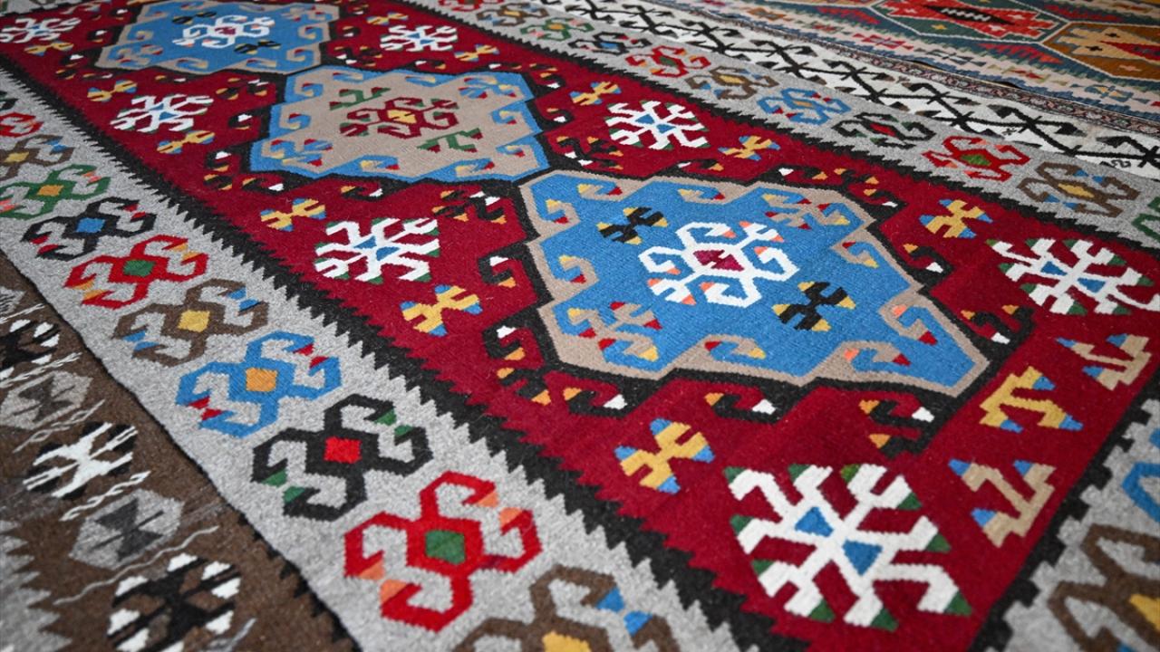 "Bir kilimim var, ipinin eğrilmesi 3 yılı buldu"