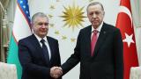 Cumhurbaşkanı Erdoğan, Özbekistan Cumhurbaşkanı Mirziyoyev ile görüştü