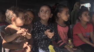 Filistinli çocuklara moral etkinliği