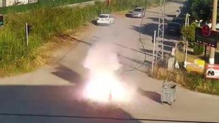 Hatay'da yüksek sıcaklar elektrik telinde patlamaya sebep oldu