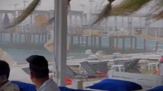 Antalya'da fırtına etkili oldu