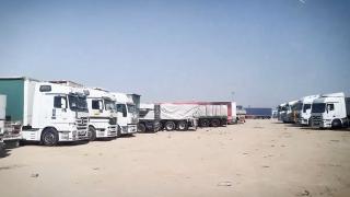 Gazze'ye gidecek 2 binden fazla tır Mısır'da bekliyor