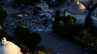 Ayasofya'da bayram namazı
