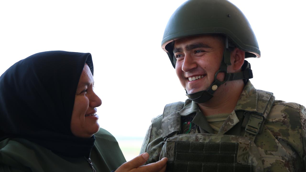 "O benim bir tanecik kuzum"