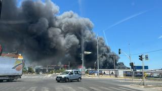 Tuzla'da fabrika yangını