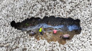 Kışın düşen çığ, yazın tarlalara "can suyu" oldu