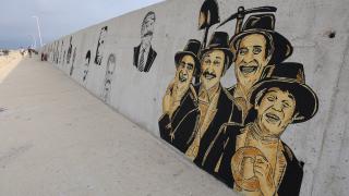 515 metrelik duvara yapılan devasa çalışmayla Guinness Rekorlar Kitabı'na başvuruldu