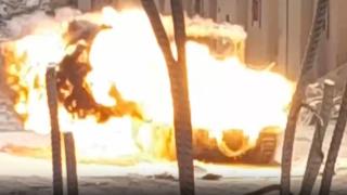 Kassam Tugayları İsrail ordusuna ait tankı patlatttı