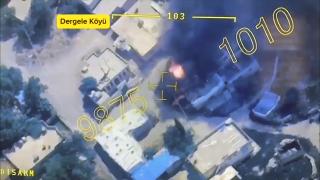 Irak'ın kuzeyinde köşeye sıkışan teröristler mühimmat depolarını patlattı