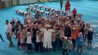 Kur'an kurslarına giden çocuklar camileri şenlendirdi