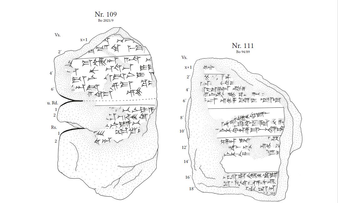 Tablet 109, 110, 111