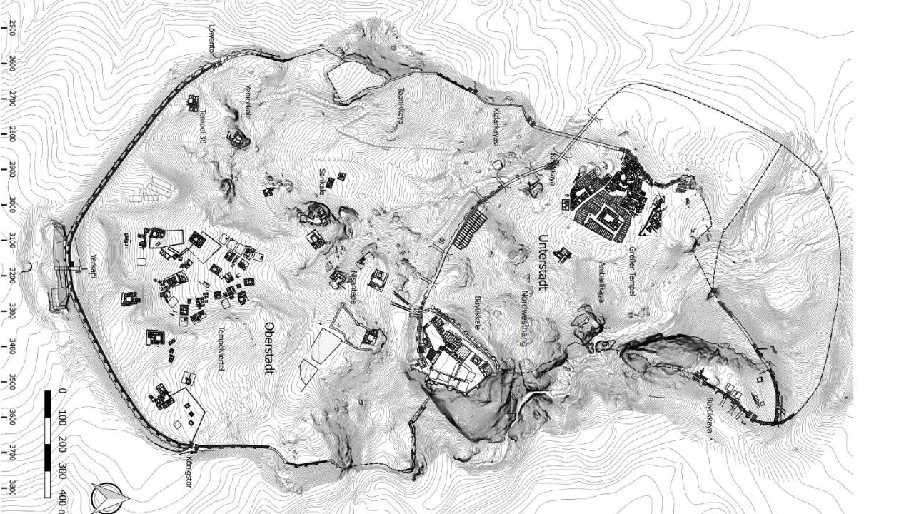 Kazıların yapıldığı alan.