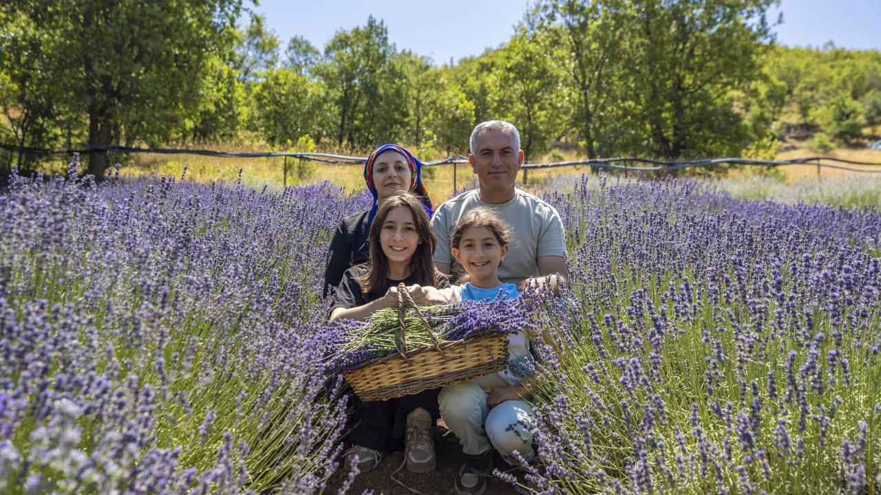 “Bu bölgede kaliteli lavanta yetiştirmeyi başardık”