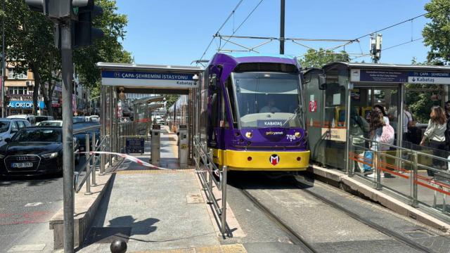 KabataşBağcılar Tramvay Hattı'nda seferler aksadı
