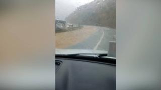 Gümüşhane'yi sağanak vurdu