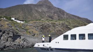 İtalya'da Stromboli Adası halkı volkanla yaşamaya alışkın ancak risklerin de farkında