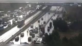 E-5 Karayolu'nda zincirleme kaza