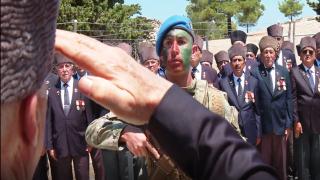 Kıbrıs gazileri ve Türk komandoları KKTC'de buluştu