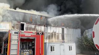 Bursa'da fabrika yangını