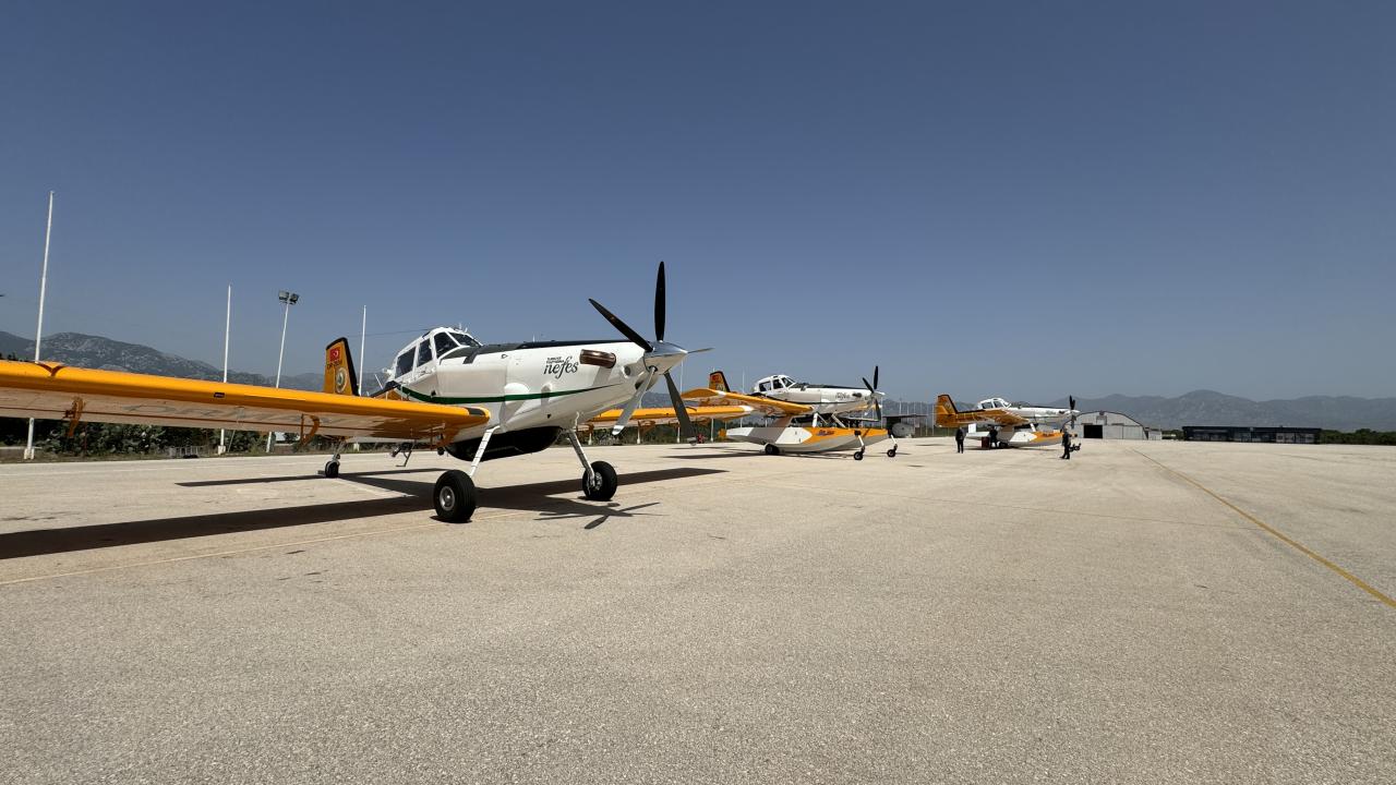 Hava araçları için bu yıl 14 yeni yangın havuzu yapılacak