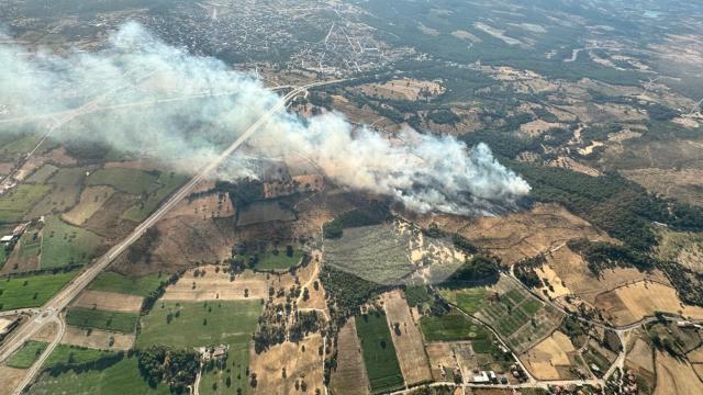 Çanakkale Ayvacık'taki yangın kontrol altında