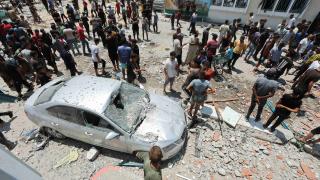 İşgalci İsrail sahra hastanesini bombaladı