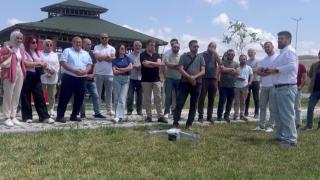 Bayburt'ta basın mensupları dron ehliyeti aldı