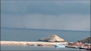 Şile'de 2 ayrı hortum çıktı