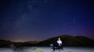 "Perseid meteor yağmuru" gökyüzünü aydınlattı