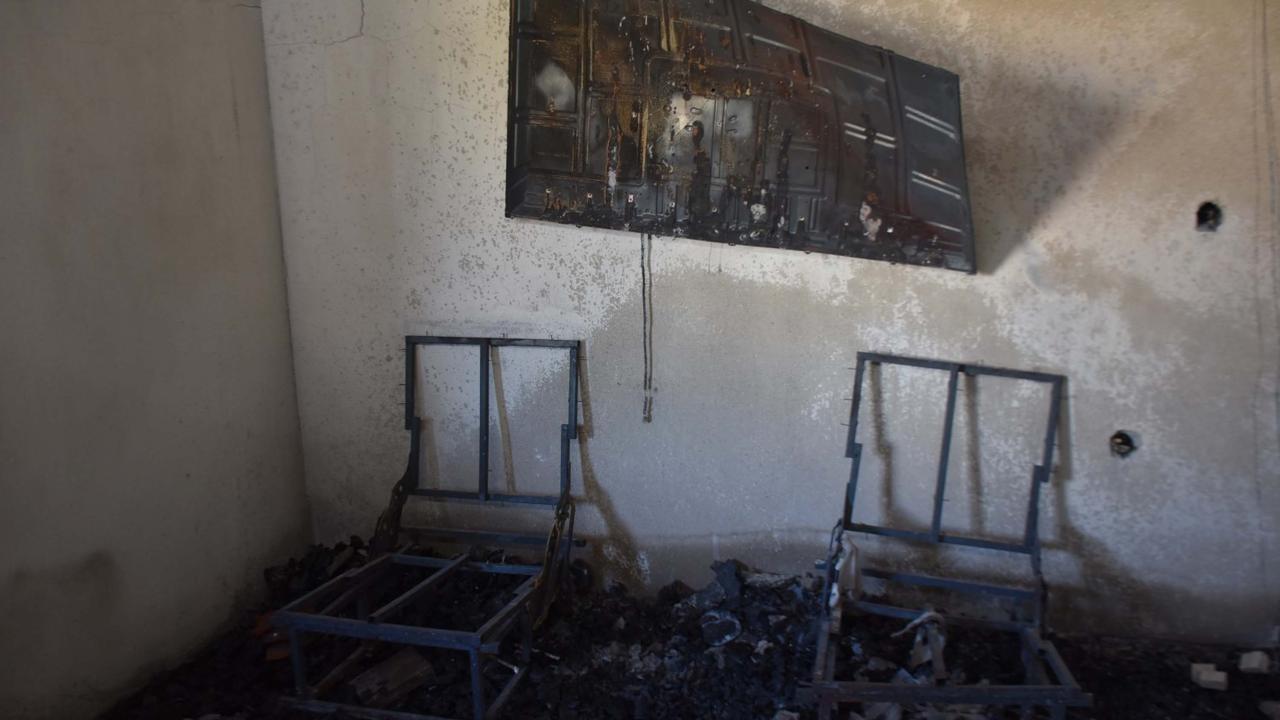 3 yaşındaki astım hastası oğlu da yangından etkilendi