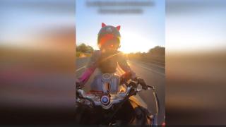 Telefonunu düşüren motorcu yolda aniden durdu: O anları TRT Haber'e anlattı