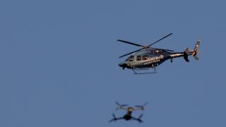 ABD polisi, Gazze'ye desteğin sesini helikopterle bastırmaya çalıştı