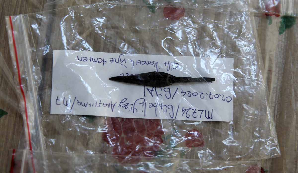 "Ok uçları ve sikkeler bize savaşın izini kanıtlar nitelikte"