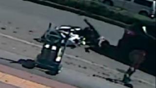 Kaza sonrası işe yetişmek istedi, 10 metre sonra tekrar kaza yaptı