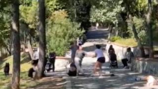 Köpeğine tasma takması uyarısında bulunanları darbeden zanlı yakalandı