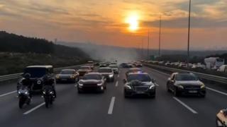 Çakarlı lüks araçlarla drift yapan 19 kişiye ceza