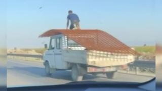 Bursa'da tehlikeli yolculuk kamerada