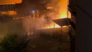 Kırıkkale'de rögar patladı