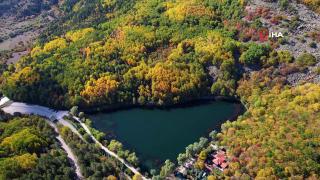 Ankara'nın Karagöl Tabiat Parkı'nda sonbahar renkleri