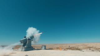 Yakın hava savunma sistemi "Levent"ten tam isabet