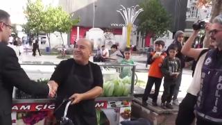 Batmanlı çiğ köfte ustasının bisikleti bulundu