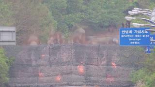 Güney Kore: Kuzey Kore, iki ülkeyi birbirine bağlayan yolların bir kısmını patlattı