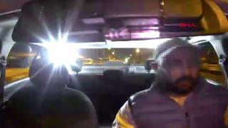 Çaldığı taksiyle bir süre gezdi, sonra da hareket halindeki araçtan atlayıp kaçtı