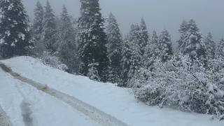 Karabük'te kar kalınlığı 20 santimetreyi aştı