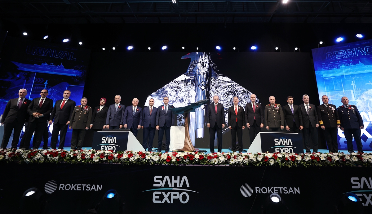 Cumhurbaşkanı Erdoğan, SAHA EXPO Savunma, Havacılık ve Uzay Sanayii Fuarı’nı ziyaret etti