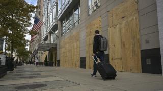 ABD'de seçim nedeniyle Beyaz Saray çevresinde güvenlik önlemleri alındı