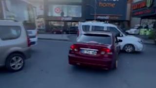 Aracı satın aldığı gibi kaza yaptı