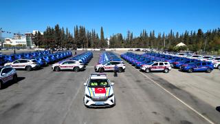 Antalya'da emniyet ve jandarmaya 225 yeni araç tahsis edildi